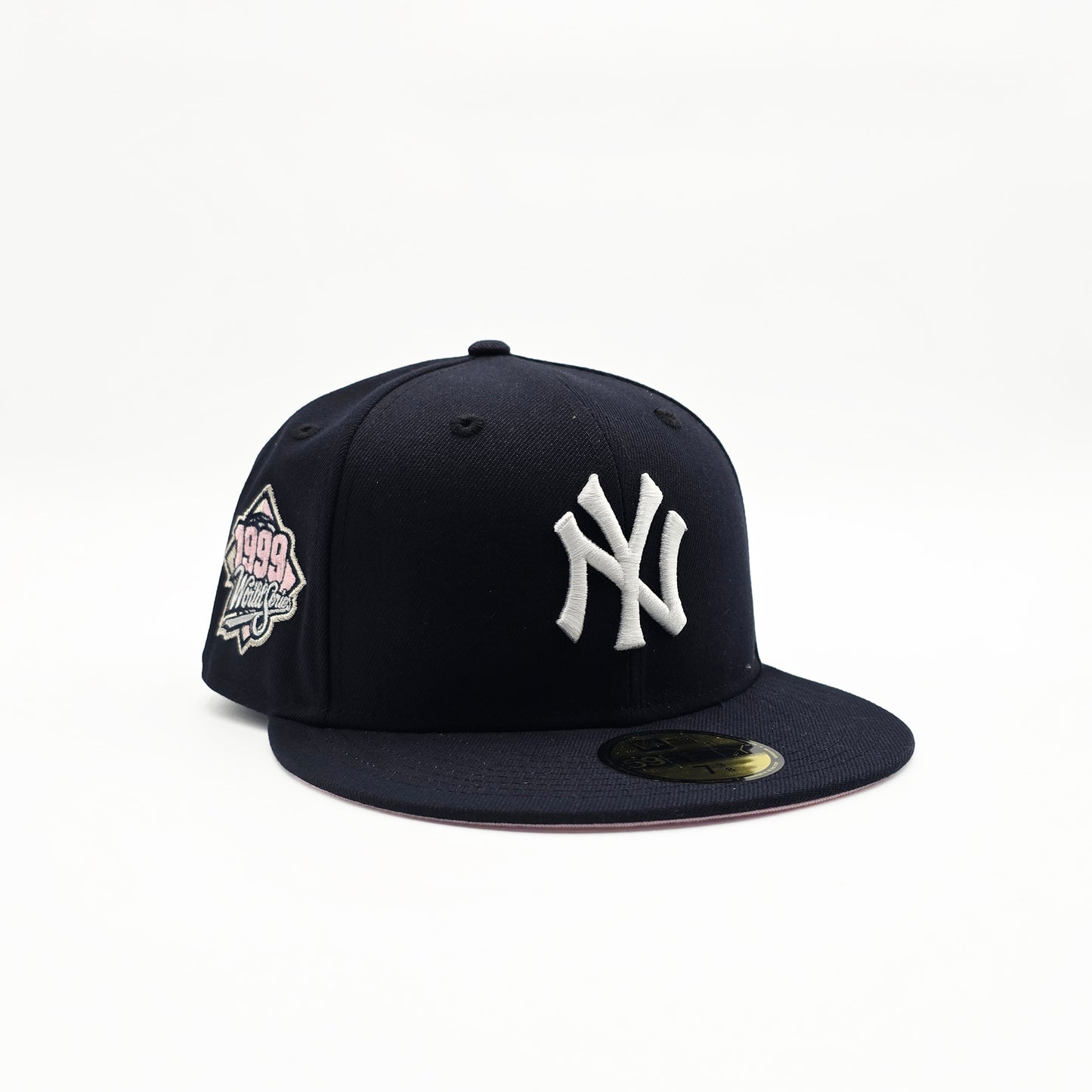 New Era New York Yankees '1999 World Series Pink Bottom' 59FIFTY Fitted Navy Blue