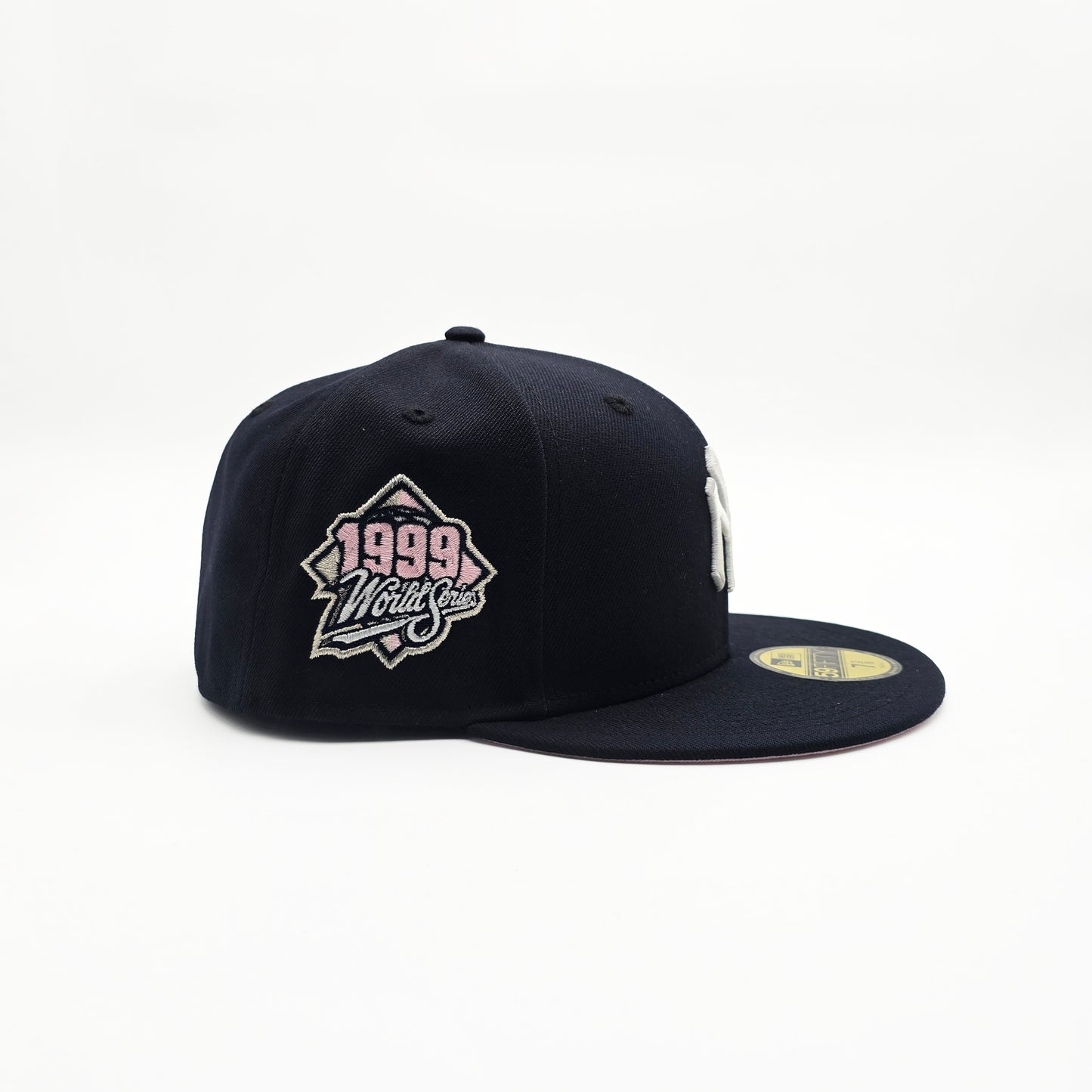 New Era New York Yankees '1999 World Series Pink Bottom' 59FIFTY Fitted Navy Blue