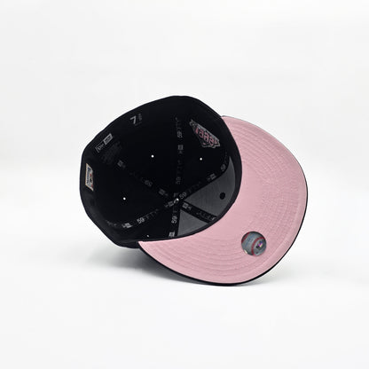 New Era New York Yankees '1999 World Series Pink Bottom' 59FIFTY Fitted Navy Blue
