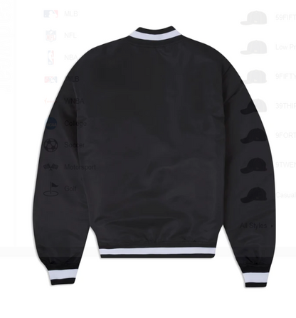 Black Los Angeles Dodgers Logo Select New Era Jacket