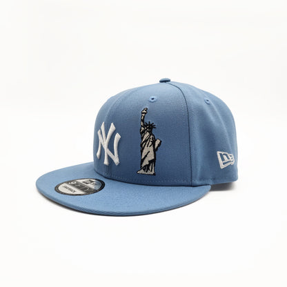 New Era New York Yankees '2009 World Series Statue of Liberty' 9FIFTY Snapback Sky Blue