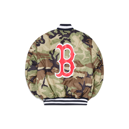 Navy Blue Boston Red Sox Alpha Industries X New Era Reversible MA-1 Bomber Jacket