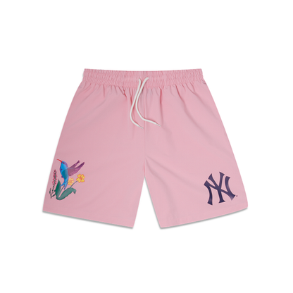 Pink New York Yankees Blooming New Era Shorts