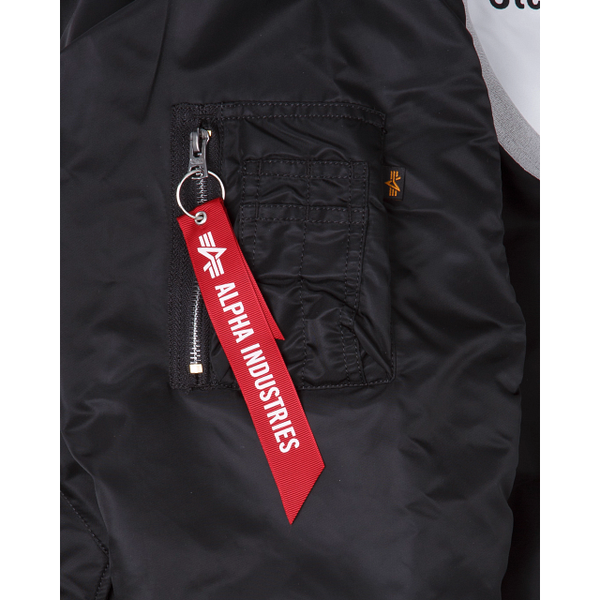 Black Pittsburgh Steelers Alpha Industries X New Era Reversible MA-1 Bomber Jacket