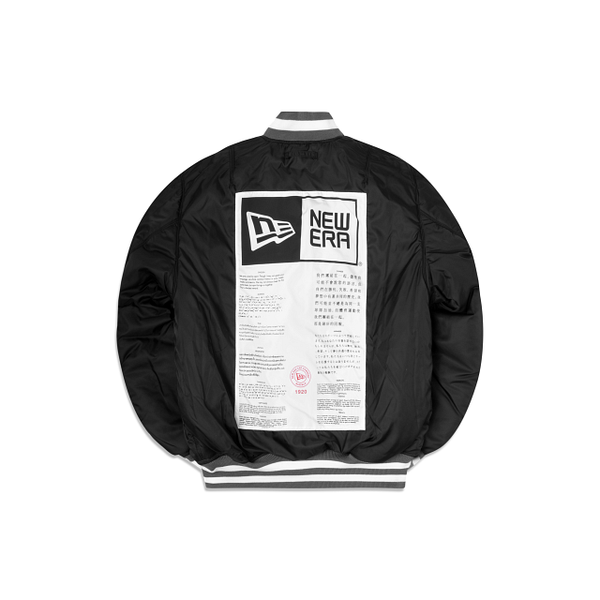 Black Las Vegas Raiders Alpha Industries X New Era Reversible MA-1 Bomber Jacket