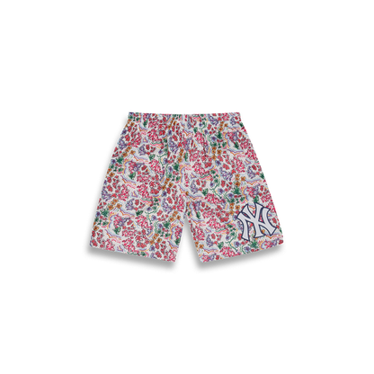New Era New York Yankees Watercolor Floral Shorts