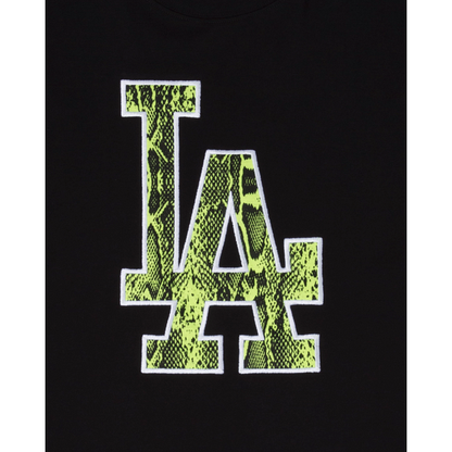 New Era Los Angeles Dodgers Summer Pop Black Neon Yellow T-shirt