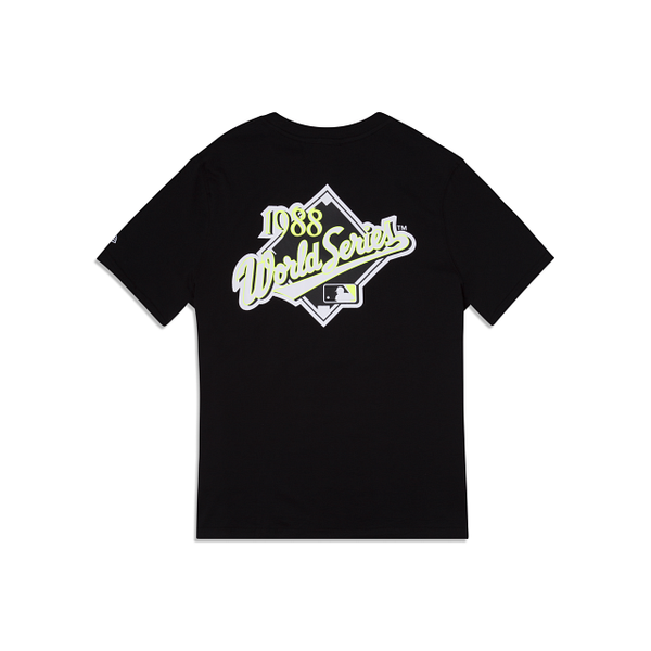 New Era Los Angeles Dodgers Summer Pop Black Neon Yellow T-shirt