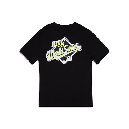 New Era Los Angeles Dodgers Summer Pop Black Neon Yellow T-shirt