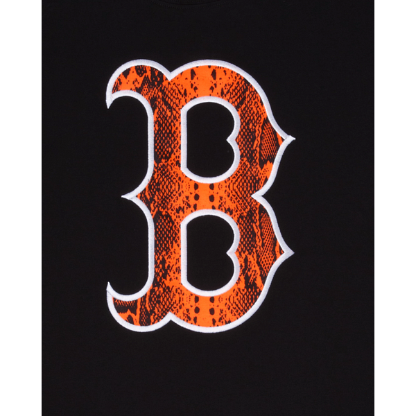 New Era Boston Red Sox Summer Pop Black Neon Orange T-shirt