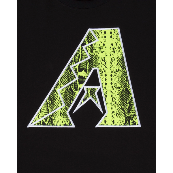 New Era Arizona Diamondbacks Summer Pop Black Neon Yellow T-shirt