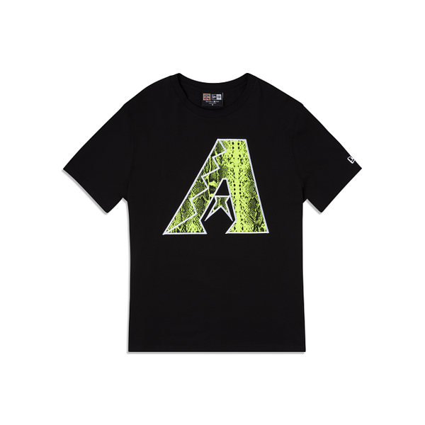 New Era Arizona Diamondbacks Summer Pop Black Neon Yellow T-shirt