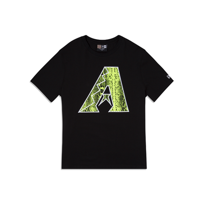 New Era Arizona Diamondbacks Summer Pop Black Neon Yellow T-shirt