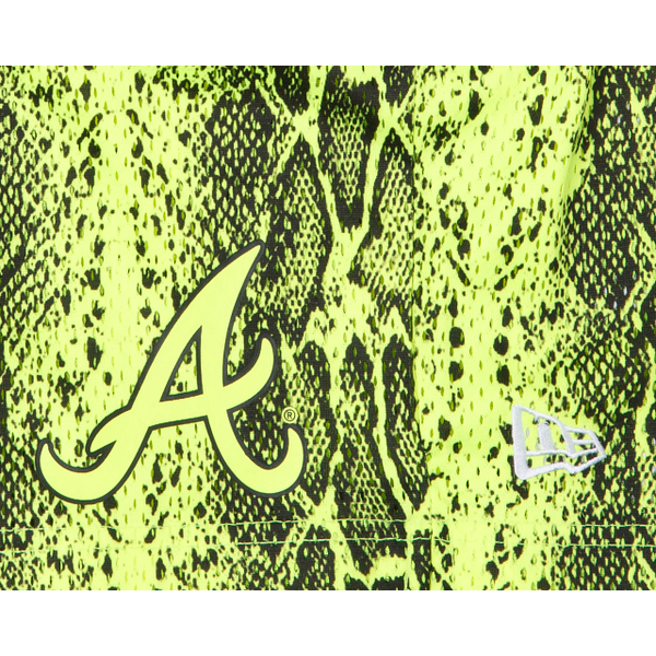 New Era Atlanta Braves Summer Pop Yellow Shorts