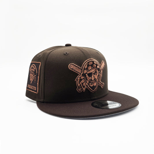New Era Pittsburgh Pirates 'Pirates' 9FIFTY Snapback Walnut Brown/Dark Brown