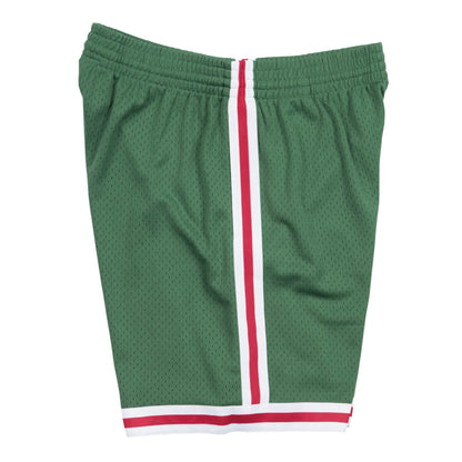1971-72 Green Milwaukee Bucks Mitchell & Ness Hardwood Classics Swingman Shorts