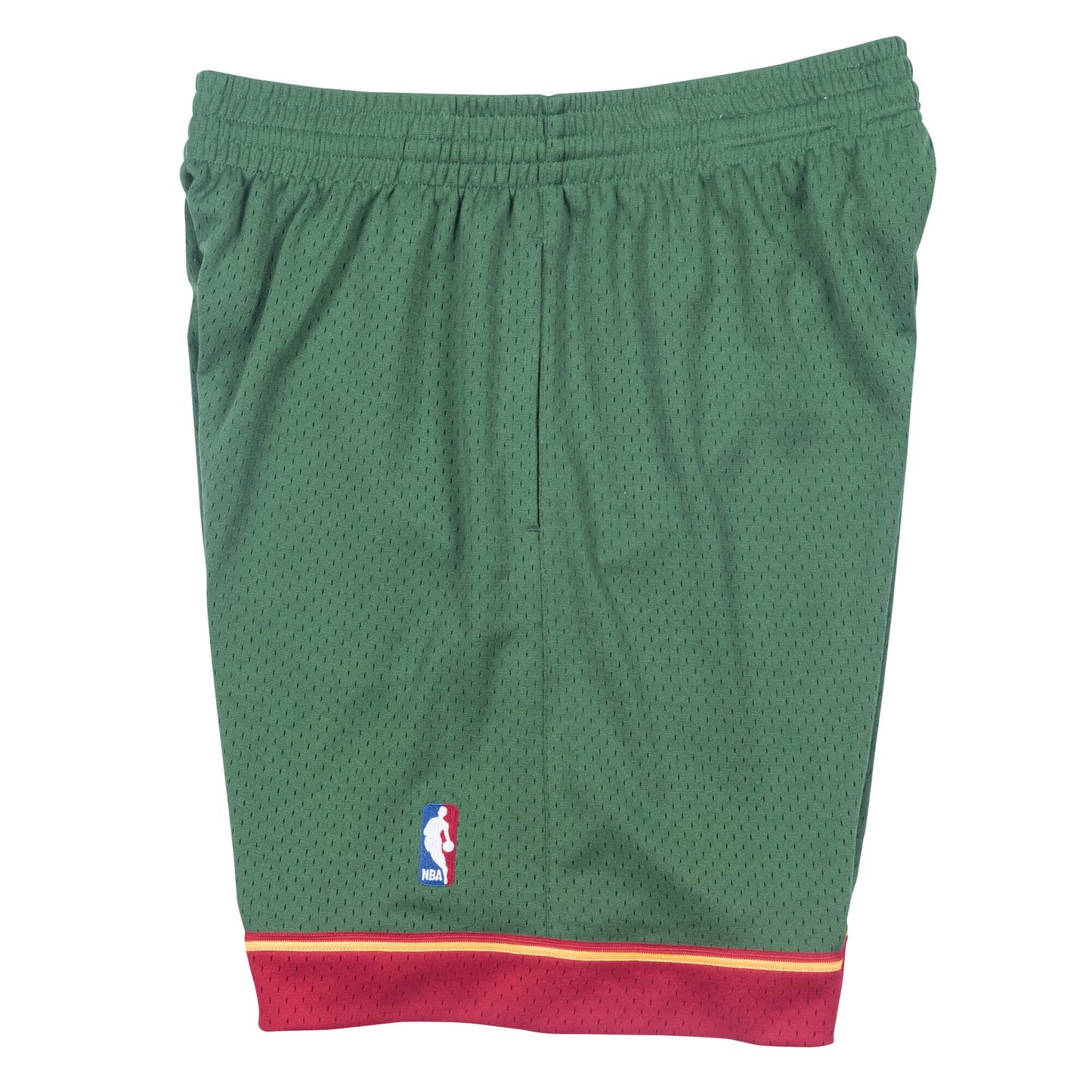 1995-96 Roard Seattle SuperSonics Mitchell & Ness Green / Red Hardwood Classics Swingman Shorts