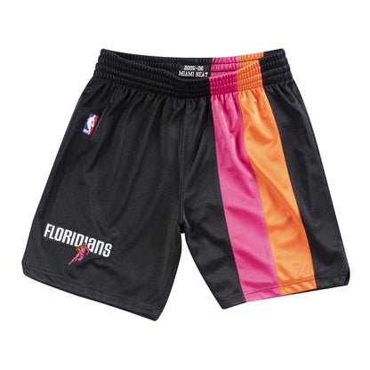 2005-06 Miami Heat Alternate Mitchell & Ness NBA Men's Authentic NBA Shorts