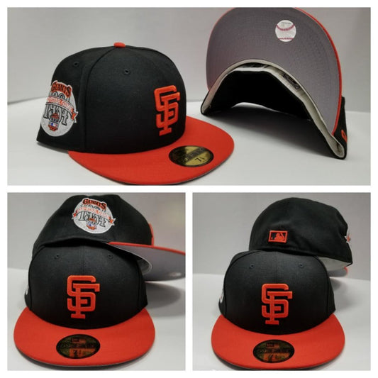 New Era 59Fifty San Francisco Giants Black / Orange 84th All Star Fitted Hat