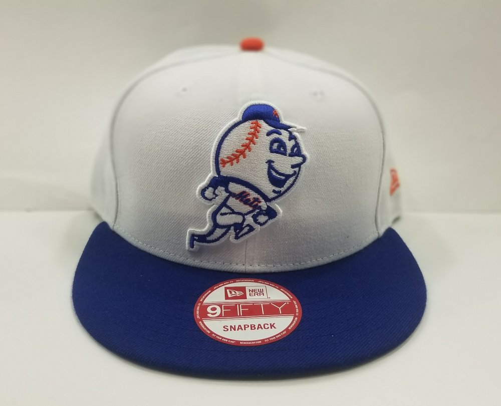 New Era 9Fifty MLB Mr. Mets White / Royal Blue 9Fifty Snapback Hat