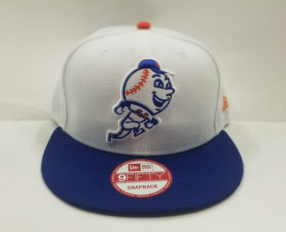 New Era 9Fifty MLB Mr. Mets White / Royal Blue 9Fifty Snapback Hat