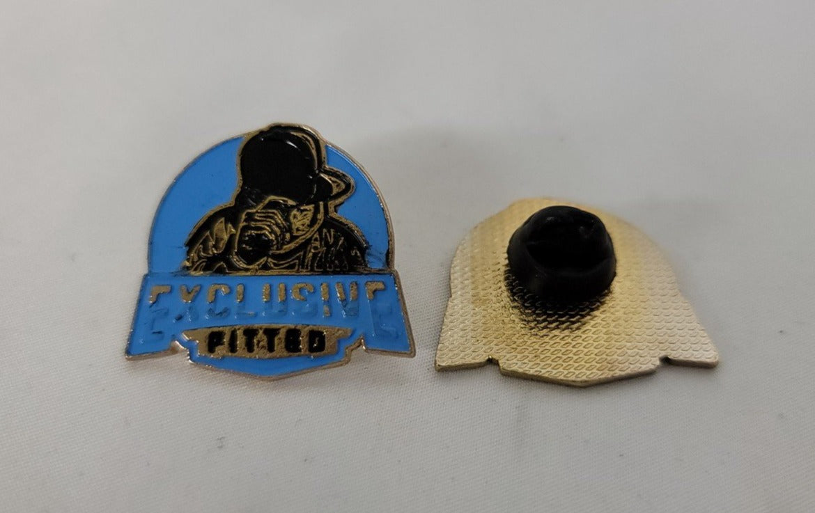 EXCLUSIVE FITTED REVERSE ICY BLUE METAL PIN