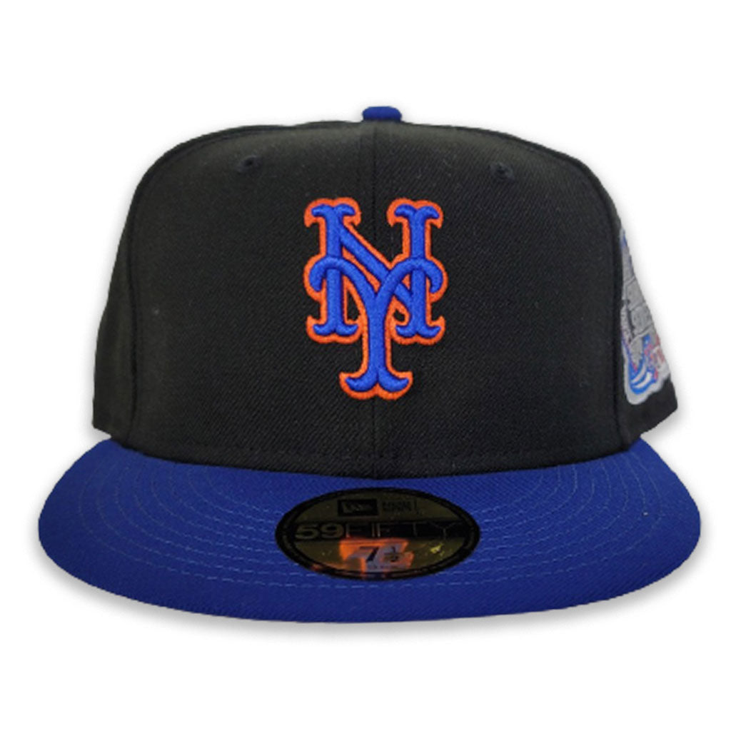NEW ERA BLACK NEW YORK METS 2000 SUBWAY SERIES SIDE PATCH FITTED HAT
