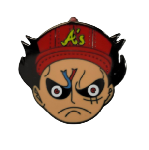 PUFFY OAKLAND ATHLETICS METAL PIN