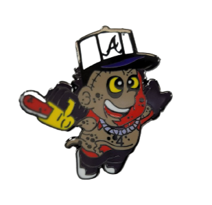 ATLANTA BRAVES FRANKENSTEIN METAL PIN