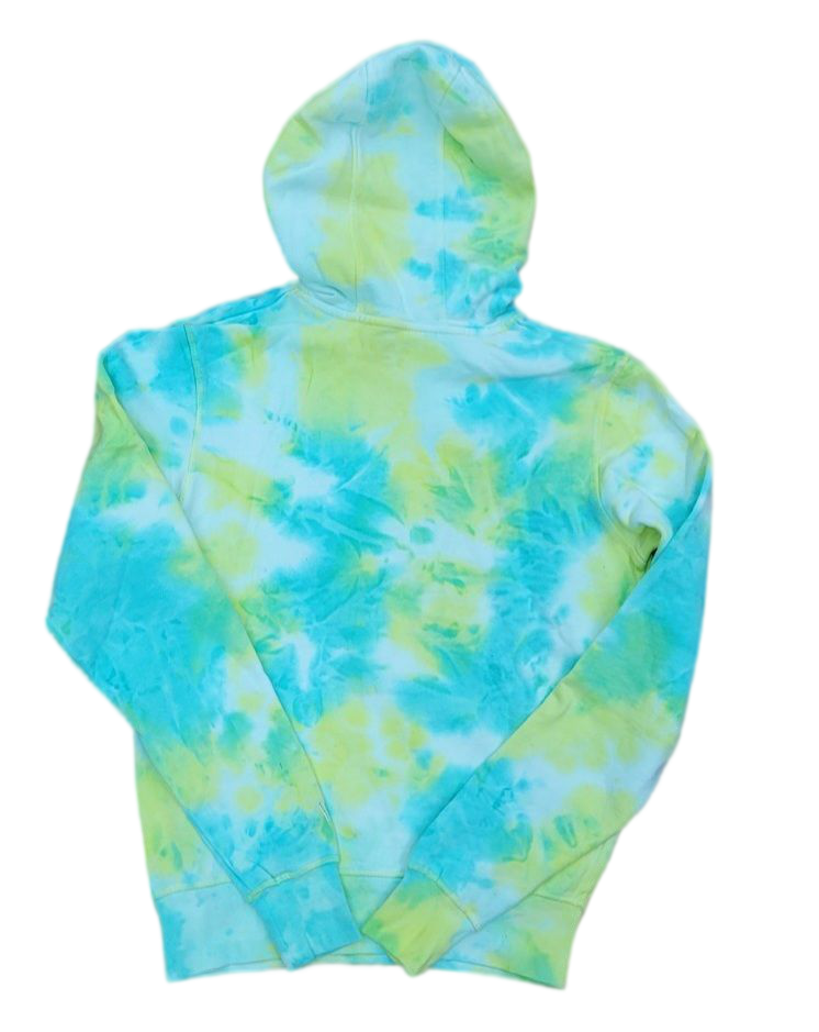 Los Angeles Dodgers New Era Green Tie-Dye Pullover Hoodie