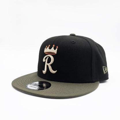 New Era Kansas City Royals '50th Anniversary' 9FIFTY Snapback Black/Olive Green