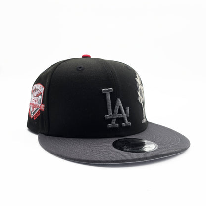 New Era Los Angeles Dodgers '50th Anniversary Palm Tree' 9FIFTY Snapback Black/Dark Gray