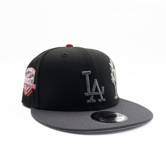 New Era Los Angeles Dodgers '50th Anniversary Palm Tree' 9FIFTY Snapback Black/Dark Gray