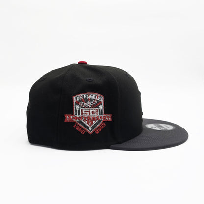 New Era Los Angeles Dodgers '50th Anniversary Palm Tree' 9FIFTY Snapback Black/Dark Gray