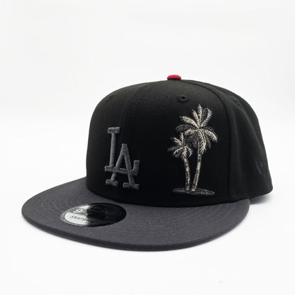 New Era Los Angeles Dodgers '50th Anniversary Palm Tree' 9FIFTY Snapback Black/Dark Gray