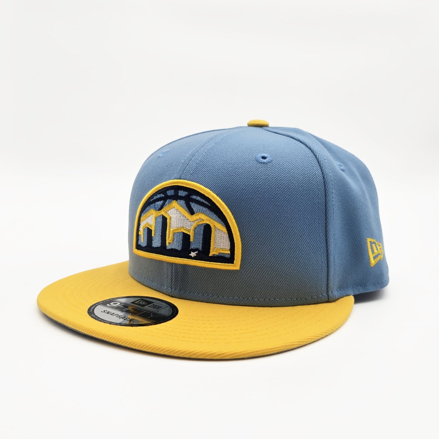 New Era Denver Nuggets '2023 Champions' 9FIFTY Snapback Sky Blue/Yellow