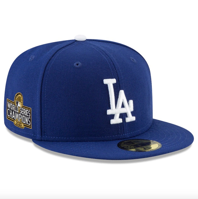 NEW ERA LOS ANGELES DODGERS 2020 WORLD SERIES CHAMPIONS SIDE PATCH 59FIFTY FITTED