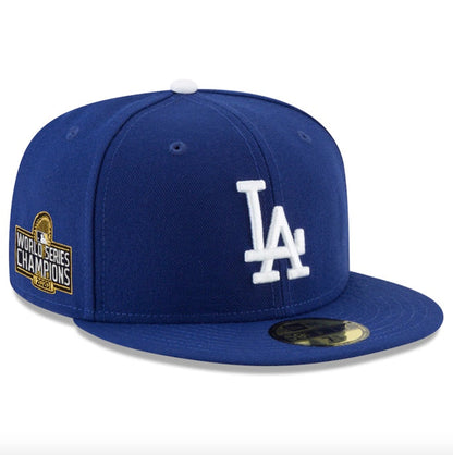 NEW ERA LOS ANGELES DODGERS 2020 WORLD SERIES CHAMPIONS SIDE PATCH 59FIFTY FITTED