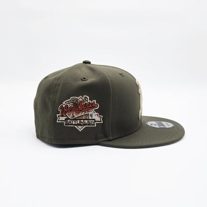 New Era Oakland Athletics '1999 World Series Battle of The Bay' 9FIFTY Snapback Olive