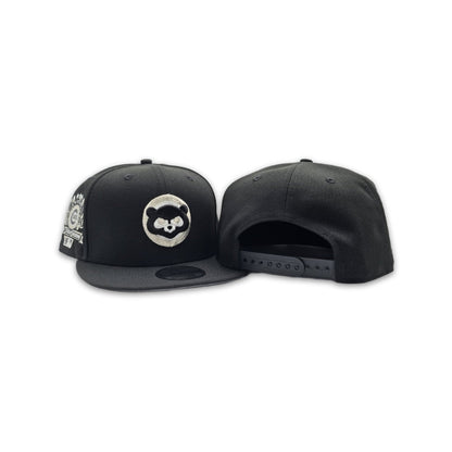 Black Chicago Cubs Gray Bottom 1990 All Star Game Side Patch New Era 9Fifty Snapback