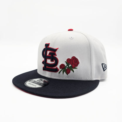 New Era St. Louis Cardinals '2011 World Series Rose' 9FIFTY Snapback White/Navy Blue