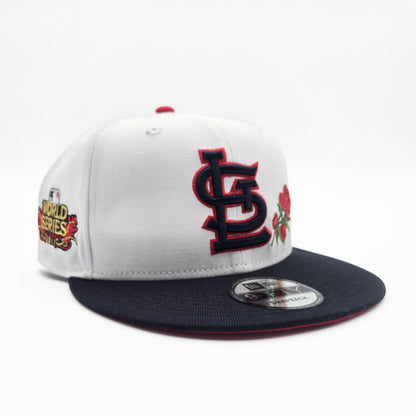 New Era St. Louis Cardinals '2011 World Series Rose' 9FIFTY Snapback White/Navy Blue