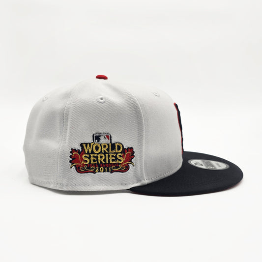 New Era St. Louis Cardinals '2011 World Series Rose' 9FIFTY Snapback White/Navy Blue