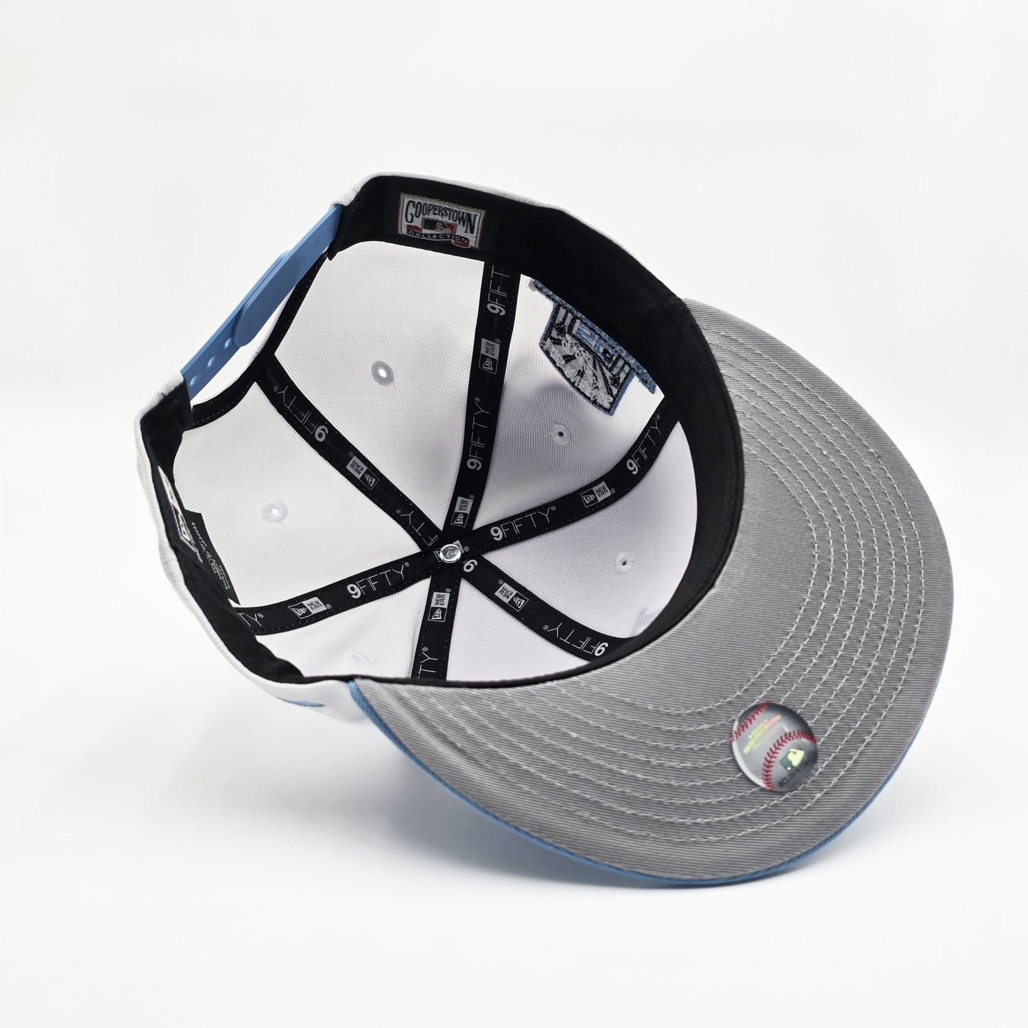 New Era Los Angeles Dodgers '50th Anniversary Rose' 9FIFTY Snapback White/Sky Blue