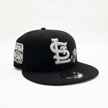 New Era St. Louis Cardinals 'Busch Stadium Final Season Rose' 9FIFTY Snapback Black