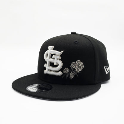 New Era St. Louis Cardinals 'Busch Stadium Final Season Rose' 9FIFTY Snapback Black