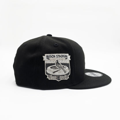 New Era St. Louis Cardinals 'Busch Stadium Final Season Rose' 9FIFTY Snapback Black