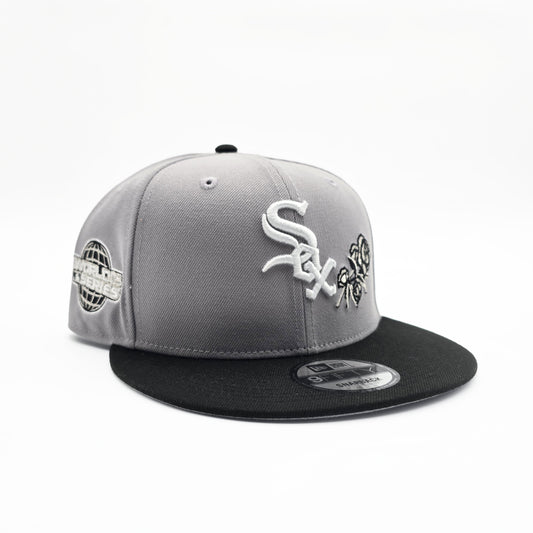 New Era Chicago White Sox '2005 World Series Rose' 9FIFTY Snapback Gray/Black