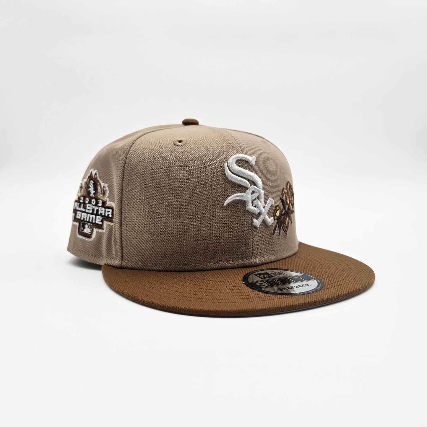 New Era Chicago White Sox '2003 All Star Game Rose' 9FIFTY Snapback Khaki/Camel