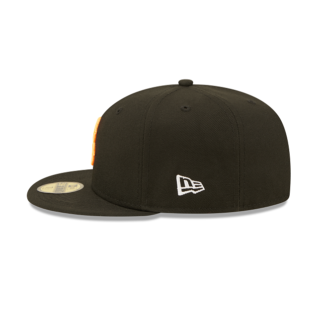 Black Boston Red Sox Neon Orange Snakeskin Bottom 2004 World Series Side Patch New Era 59Fifty Fitted
